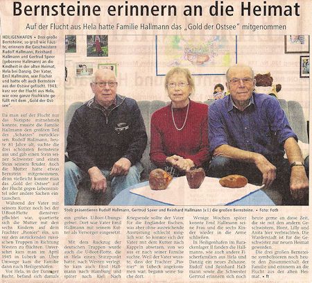 Artikel aus der Heiligenhafener Post - Dez. 2014